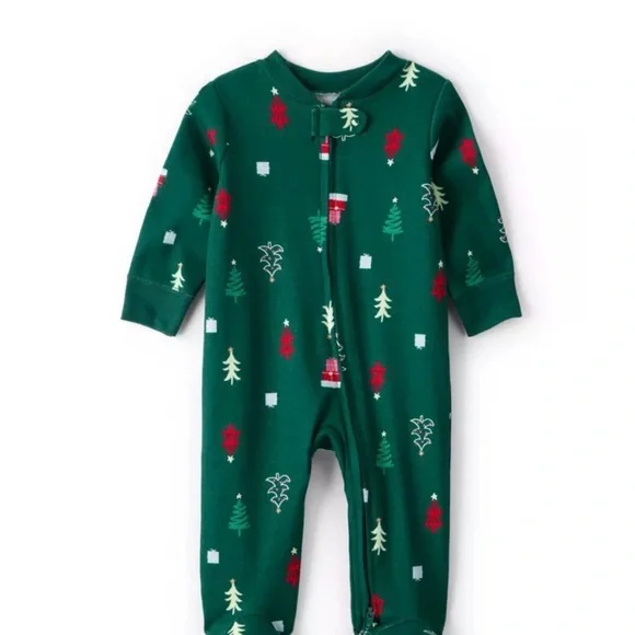 Festive Green Kids One Piece - Picture 3 of 4